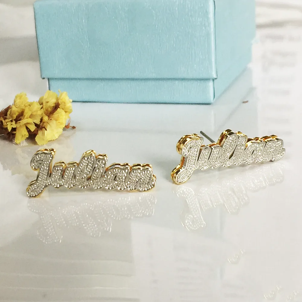 2021 New Fashion Style Personalized Design Women Custom Nameplate Jewelry Double Plated Name Earrings Custom Acrylic Bracelet
2021 New Fashion Style Personalized Design Women Custom Nameplate Jewelry Double Plated Name Earrings Custom Acrylic Bracelet