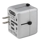 Hot Sale All In One Universal Adaptor Usb Plug Socket International Wall Charger With 2usb 2400a Travel Power Adapter