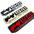 75 YEARS ANNIVERSARY 1941 METAL CAR EMBLEM BADGE FOR CHEROKEE WILLYS WRANGLER
