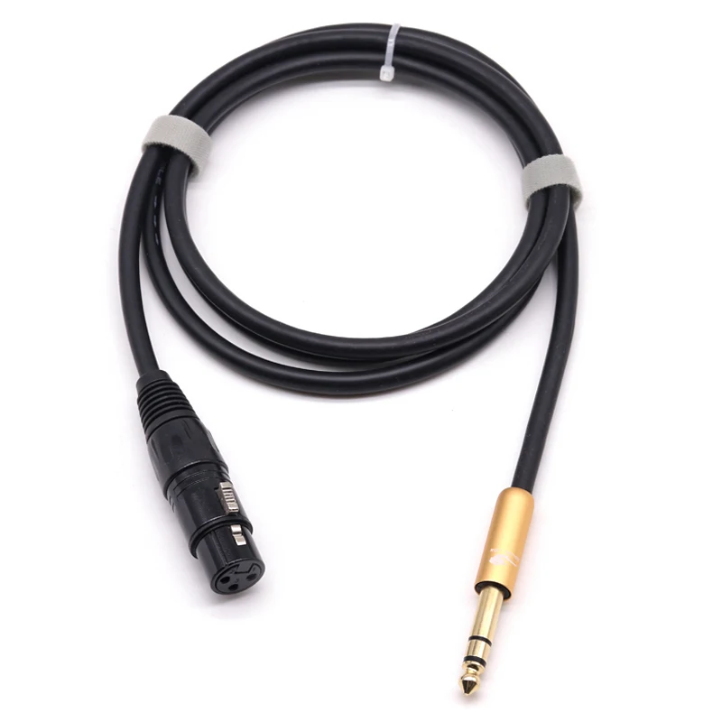 GOLLEY LION Gold Plated XLR female to 1/4 Inch TRS male Cable 6.35mm TRS Audio Jack to XLR DMX Cable 6.5mm TRS to XLR Cable, Customizable
GOLLEY LION Gold Plated XLR female to 1/4 Inch TRS male Cable 6.35mm TRS Audio Jack to XLR DMX Cable 6.5mm TRS to XLR Cable, Customizable
