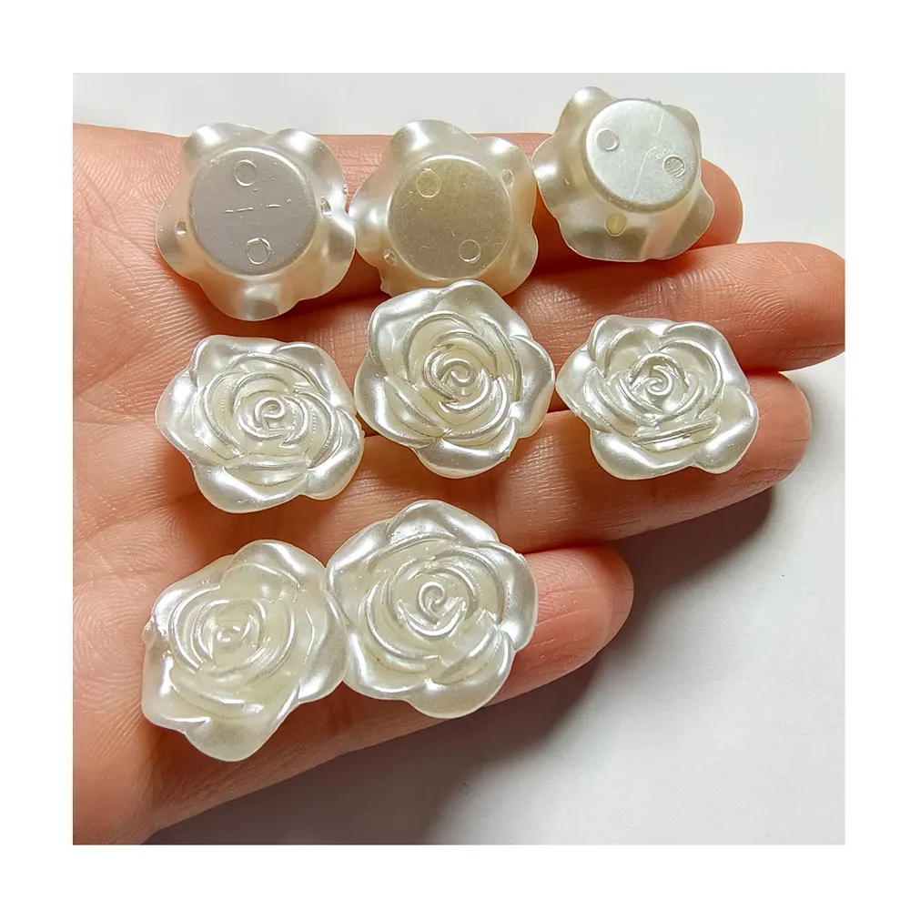 ABS White Pearl Flower Rose Acrylic Beads For Jewelry Making Necklace Diy Earrings Supplies Handmade Pendant Accessories
ABS White Pearl Flower Rose Acrylic Beads For Jewelry Making Necklace Diy Earrings Supplies Handmade Pendant Accessories