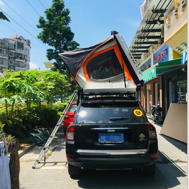 Diy Folding Suv New Design outdoor Canvas camping tent Aluminum automatic hard shell roof top car rooftop tent for sale
Diy Folding Suv New Design outdoor Canvas camping tent Aluminum automatic hard shell roof top car rooftop tent for sale