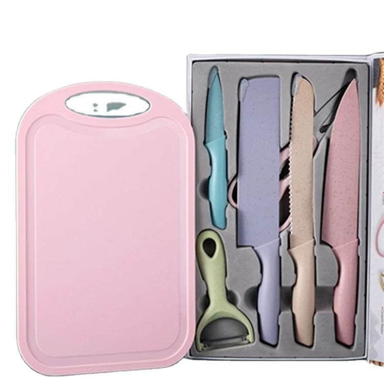 7pcs/set Stainless Steel Kitchen Knife Set with Chopping Board Camping Cutting Board Knives Set Gift Box
7pcs/set Stainless Steel Kitchen Knife Set with Chopping Board Camping Cutting Board Knives Set Gift Box