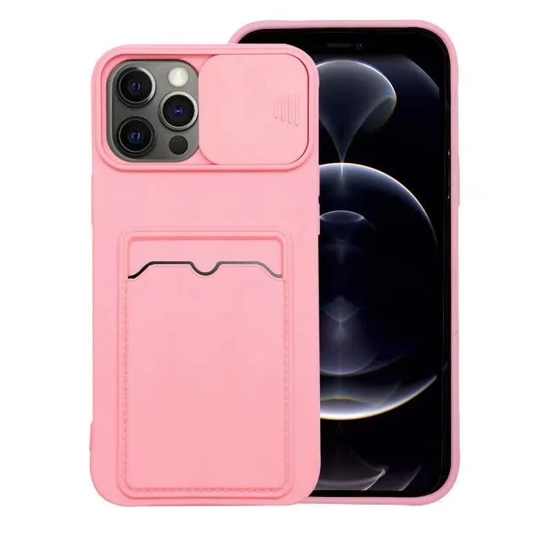 Slide Camera Lens Protector Credit ID Card Holder Phone Case Soft TPU Cute Cover For iPhone 11 12 Pro Max x/xs/xr/xs max
Slide Camera Lens Protector Credit ID Card Holder Phone Case Soft TPU Cute Cover For iPhone 11 12 Pro Max x/xs/xr/xs max