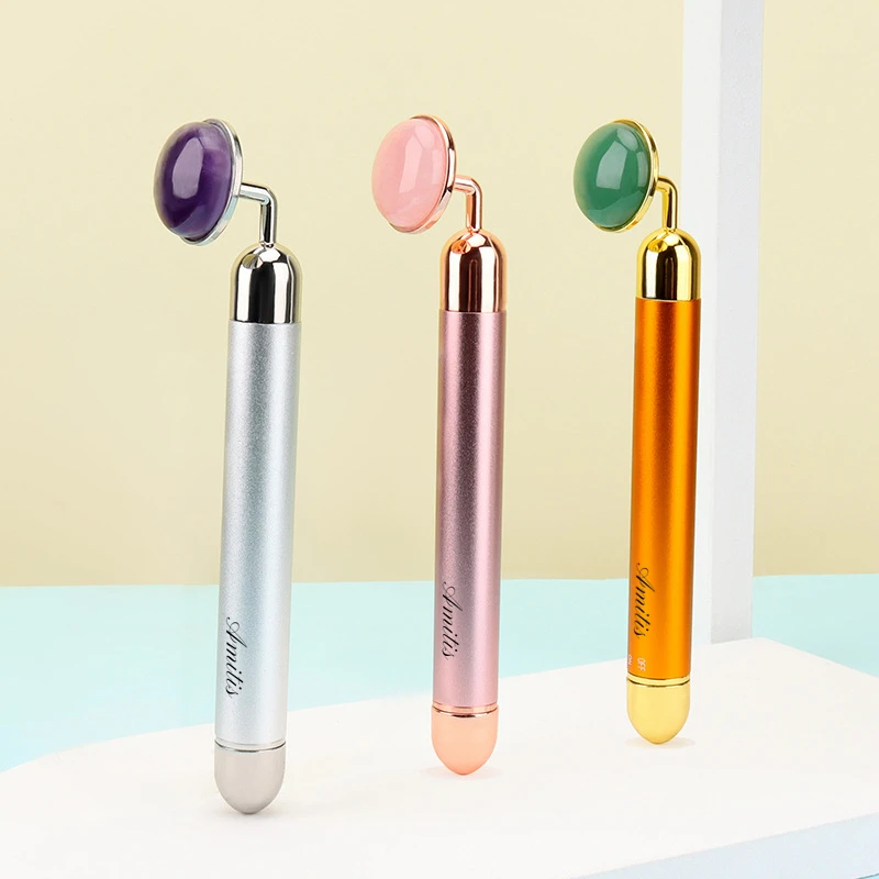2021 Create future new facial eye massage Facial Massager Electric Vibrating Rose Quartz Jade Roller For Face, Golden,silver,pink
2021 Create future new facial eye massage Facial Massager Electric Vibrating Rose Quartz Jade Roller For Face, Golden,silver,pink