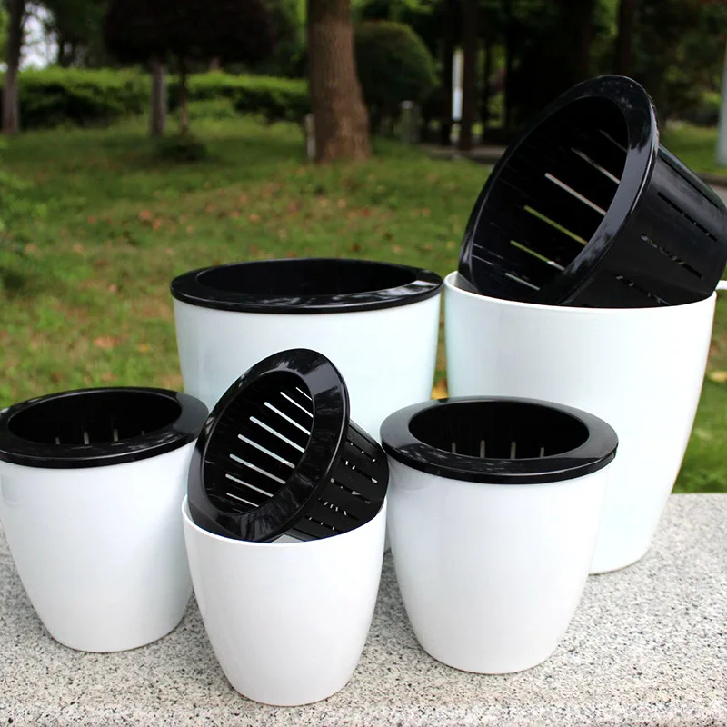 DDA330 Creative Indoor Automatic Water Absorbing Flowerpot Durable Small Round Plastic Plant Pot Smart Self Watering Flower Pots, 6 colors
DDA330 Creative Indoor Automatic Water Absorbing Flowerpot Durable Small Round Plastic Plant Pot Smart Self Watering Flower Pots, 6 colors