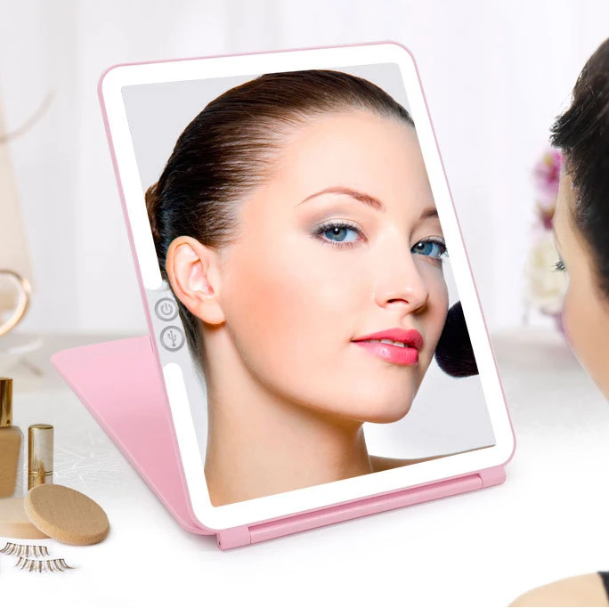 Yaeshii OEM and ODM Pocket Ipad Shape Mirrors LED beauty Light Makeup Mirrors Portable Folding Hand Cosmetic Mirror
Yaeshii OEM and ODM Pocket Ipad Shape Mirrors LED beauty Light Makeup Mirrors Portable Folding Hand Cosmetic Mirror