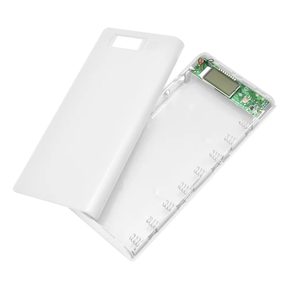 8x18650 Universal 5V Dual USB 18650 Power Bank Battery Box Mobile Phone Charger DIY Shell Case For Smart phone
8x18650 Universal 5V Dual USB 18650 Power Bank Battery Box Mobile Phone Charger DIY Shell Case For Smart phone