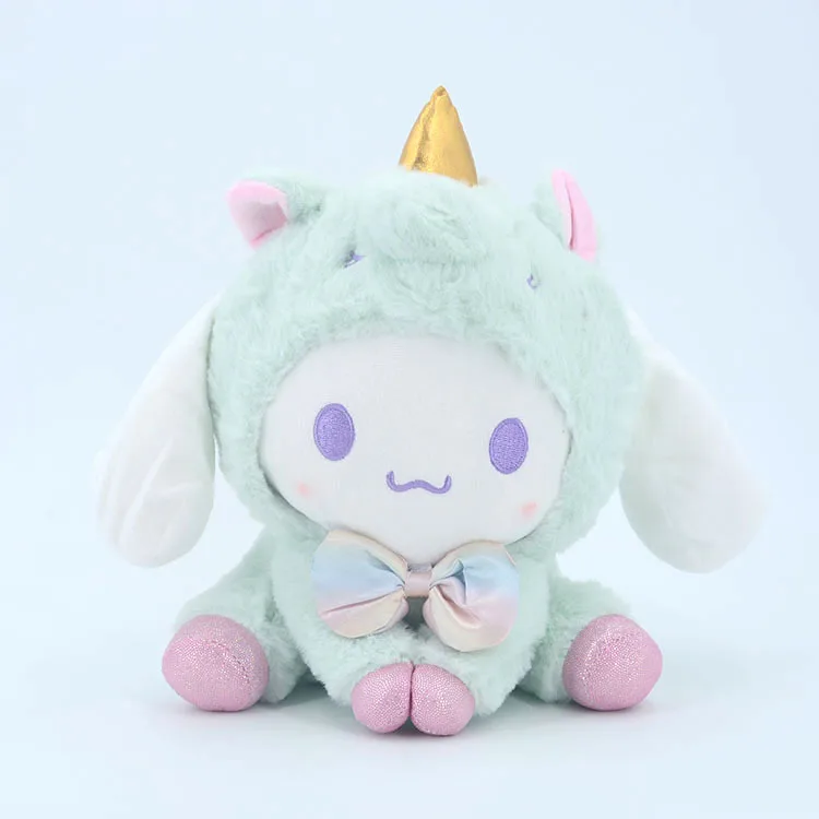 

Lovely Sanrio Plush Toys Anime Kuromi Kitty Custom plush toy Melody Cinnamoroll Plush Unicorn Toy Soft Dolls For Girls Gift