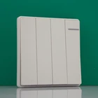 2020 Hot Sale Electric Universal Switch Wall Socket 4 gang 1 way