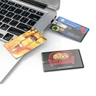 Custom Printing USB Drives Credit Card Pen Drives Memorias Micro USB