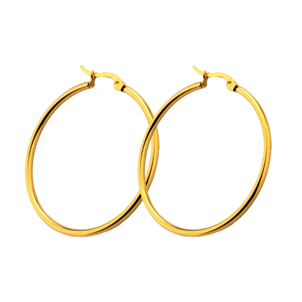 Hainon Custom Fashion Designer Earrings18k gold piated rose gold plated stainless steel hoop Earrings Women
Hainon Custom Fashion Designer Earrings18k gold piated rose gold plated stainless steel hoop Earrings Women