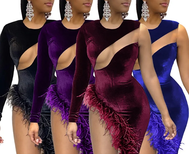 2021 New Arrival Ladies Single sleeve Irregular Plus Size Club Wear Sexy See Through Women Mini Dress
2021 New Arrival Ladies Single sleeve Irregular Plus Size Club Wear Sexy See Through Women Mini Dress