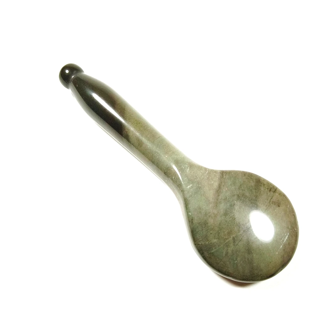 Natural mookaite jasper spoon massage tool guasha face beauty equipment beauty care
Natural mookaite jasper spoon massage tool guasha face beauty equipment beauty care
