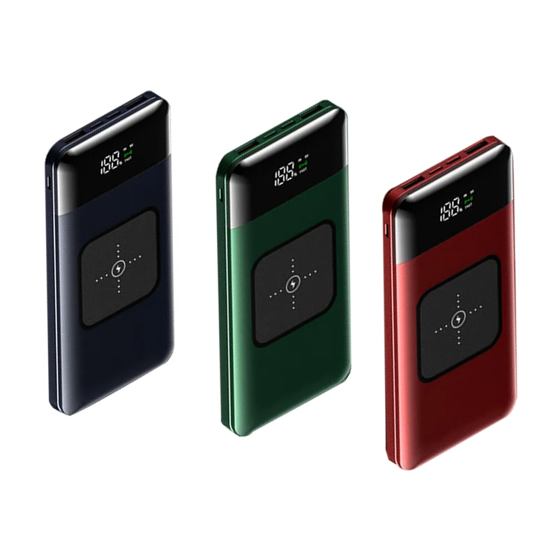 Portable Power Bank 20000mah Wireless Charging Waterproof Mobile Power bank Phone Charger with LED lights
Portable Power Bank 20000mah Wireless Charging Waterproof Mobile Power bank Phone Charger with LED lights