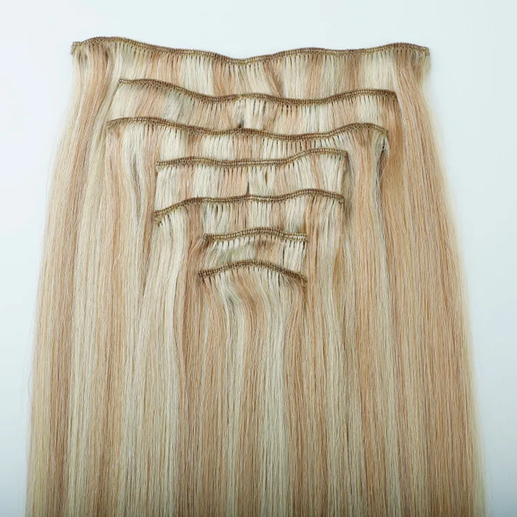 50% OFF Wholesale Double Drawn Stable Quality Clip In Extension Humain Hair Cuticle Aligned, Custom colors
50% OFF Wholesale Double Drawn Stable Quality Clip In Extension Humain Hair Cuticle Aligned, Custom colors