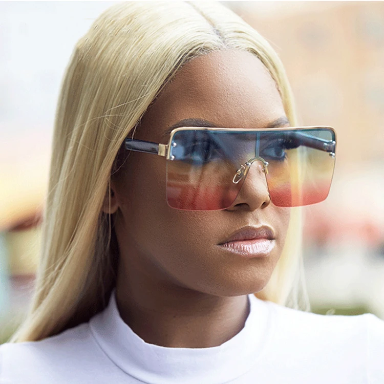 Kenbo Eyewear 2020 Trendy Oversized Square Sunglasses Women Brand Designer Vintage Gradient Blue Pink Sunglasses For Women
Kenbo Eyewear 2020 Trendy Oversized Square Sunglasses Women Brand Designer Vintage Gradient Blue Pink Sunglasses For Women