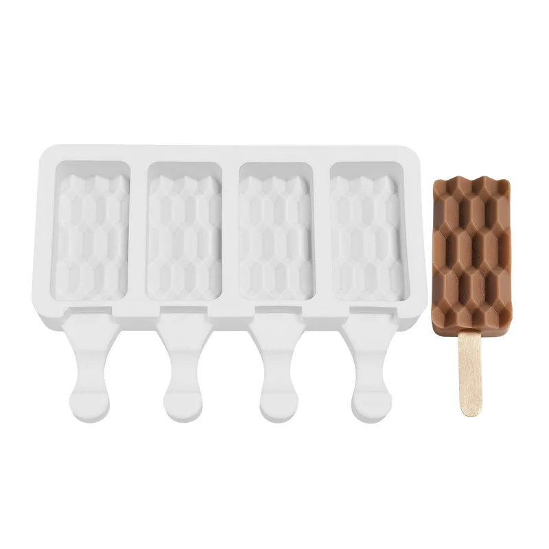 Ice lattice popsicle Chocolate Molds square diamond ice cream silicone mold, Customized color
Ice lattice popsicle Chocolate Molds square diamond ice cream silicone mold, Customized color