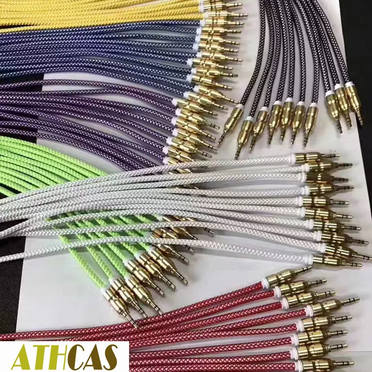 2019 best selling High quality metal usb nylon 1m car aux cable 3.5mm audio cable, Mix
2019 best selling High quality metal usb nylon 1m car aux cable 3.5mm audio cable, Mix