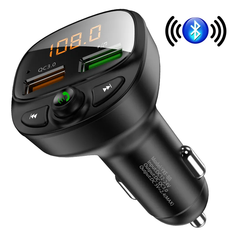 Free Shipping 1 Sample OK FLOVEME New QC3.0 Car Kit FM Transmitter MP3 Music Player Car Charger Adapter Custom Accept
Free Shipping 1 Sample OK FLOVEME New QC3.0 Car Kit FM Transmitter MP3 Music Player Car Charger Adapter Custom Accept