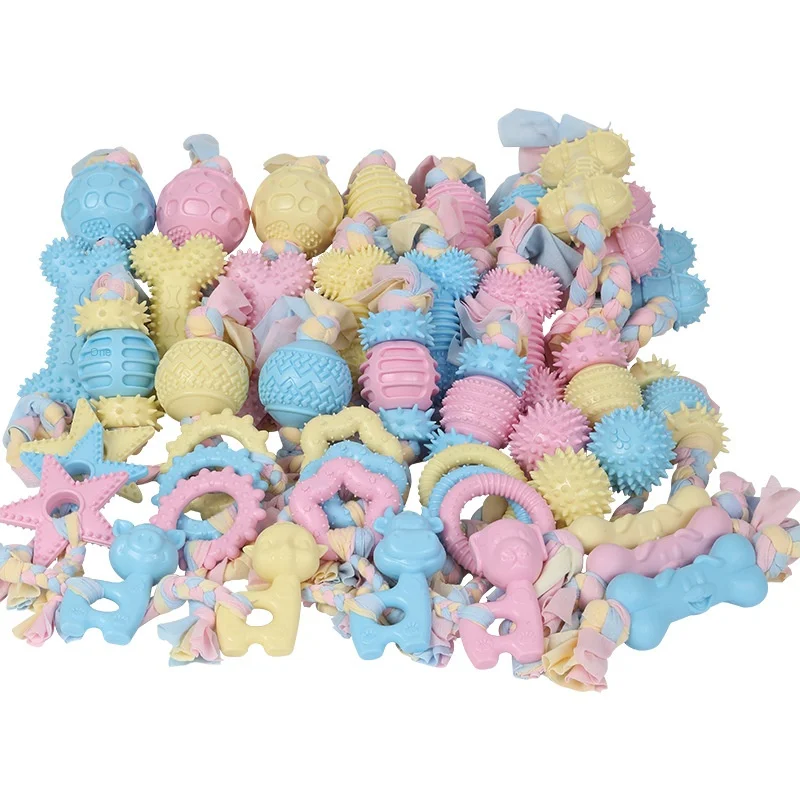 Hot sale 2021 wholesale dog cotton toys collection pet toy ball molar teeth cleaning dog TPR pet toy
Hot sale 2021 wholesale dog cotton toys collection pet toy ball molar teeth cleaning dog TPR pet toy