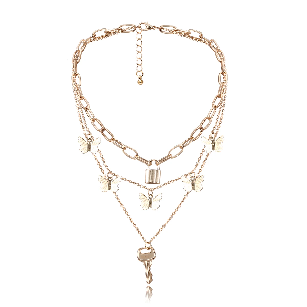 Jewelry hollow butterfly pendant necklace fashion bend rhinestone multi-layer jewelry
Jewelry hollow butterfly pendant necklace fashion bend rhinestone multi-layer jewelry