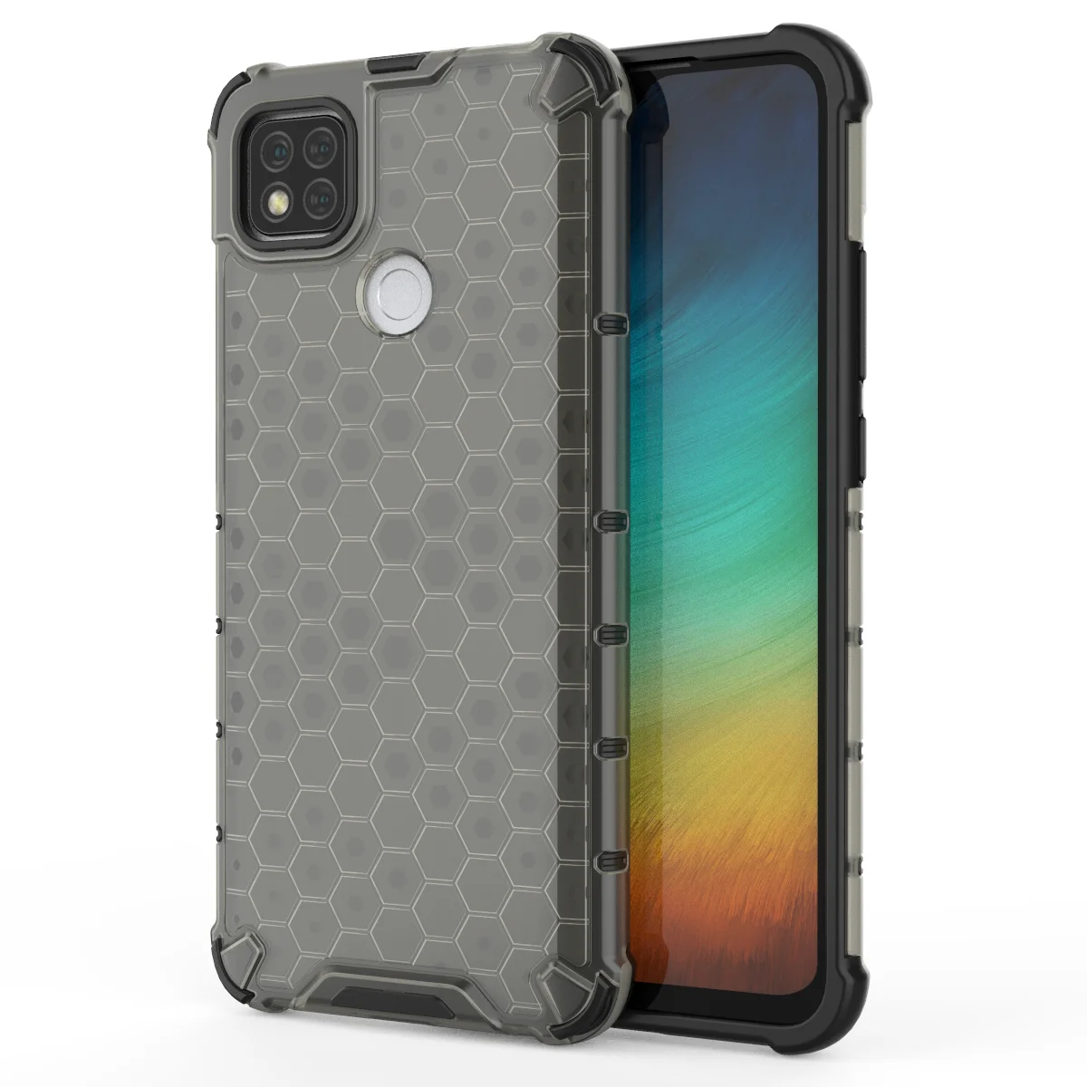 Custom Logo Honeycomb Handphone Accessories Shockproof TPU PC Mobile Phone Case Cover for Xiaomi Redmi 9C, 5 colors
Custom Logo Honeycomb Handphone Accessories Shockproof TPU PC Mobile Phone Case Cover for Xiaomi Redmi 9C, 5 colors
