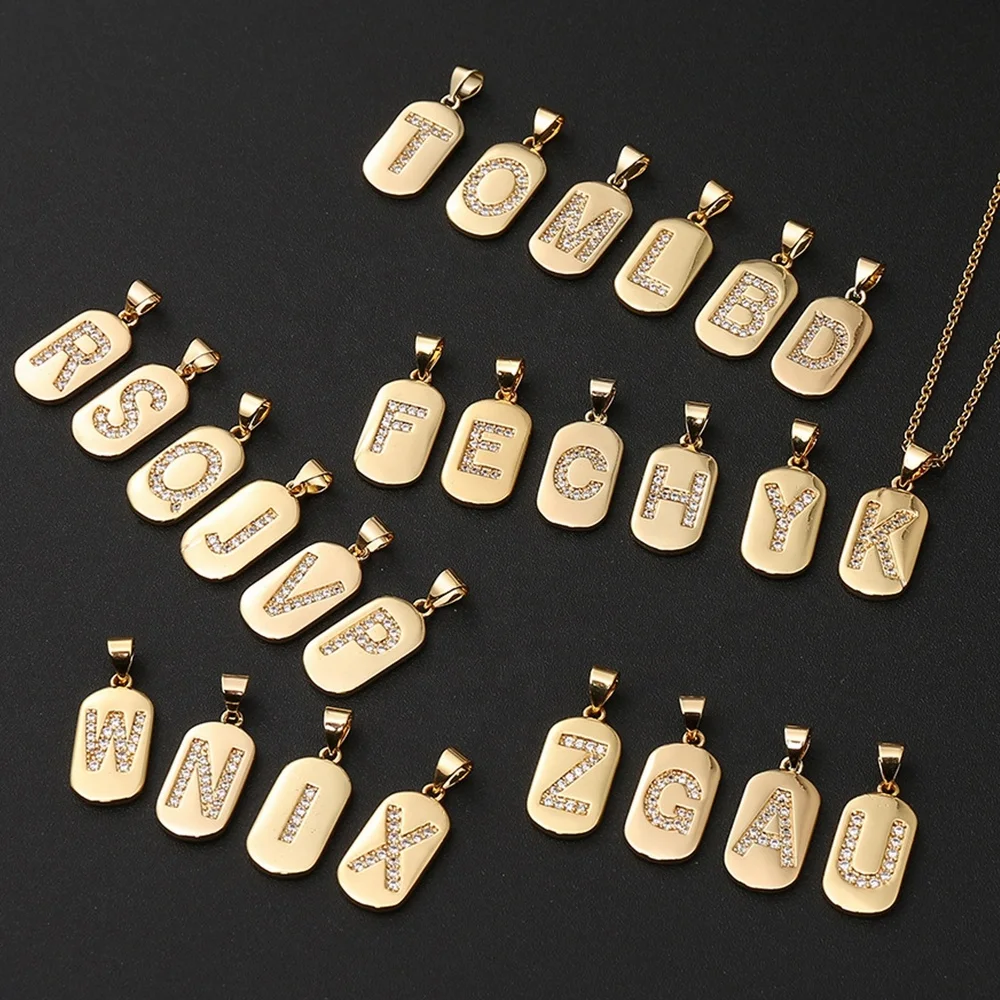 2021 Personalized Square Letter Pendant Zircon Diamond Letter Necklace Ins Fashion Gold English Alphabet Initial Necklace
2021 Personalized Square Letter Pendant Zircon Diamond Letter Necklace Ins Fashion Gold English Alphabet Initial Necklace