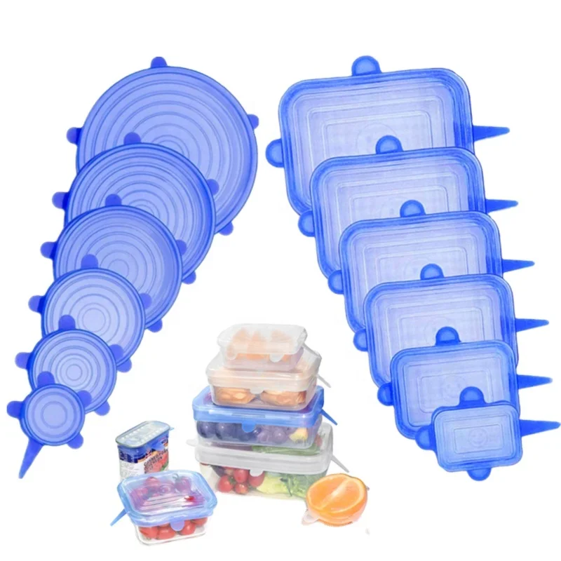Manufacturer Supply 120g Food Fresh Covers Reusable Bpa Free Food Grade Stretch Silicone Lid Set
Manufacturer Supply 120g Food Fresh Covers Reusable Bpa Free Food Grade Stretch Silicone Lid Set