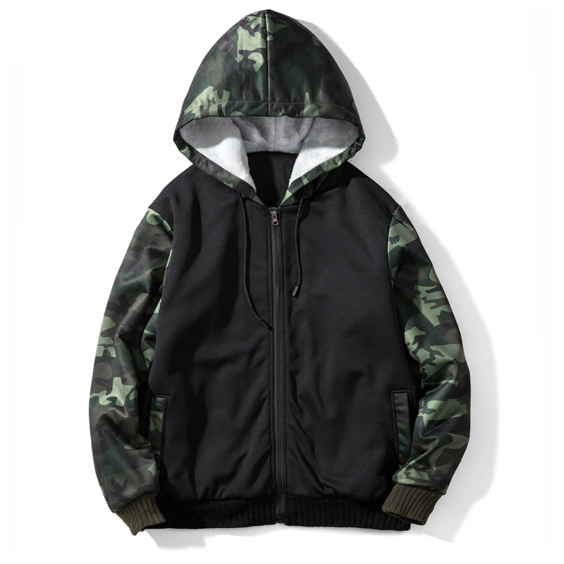 Men Custom Logo Camouflage Sleeve Plush Zipper Sport Jacket Sweatshirts Fashion Hoodies, Customized color
Men Custom Logo Camouflage Sleeve Plush Zipper Sport Jacket Sweatshirts Fashion Hoodies, Customized color