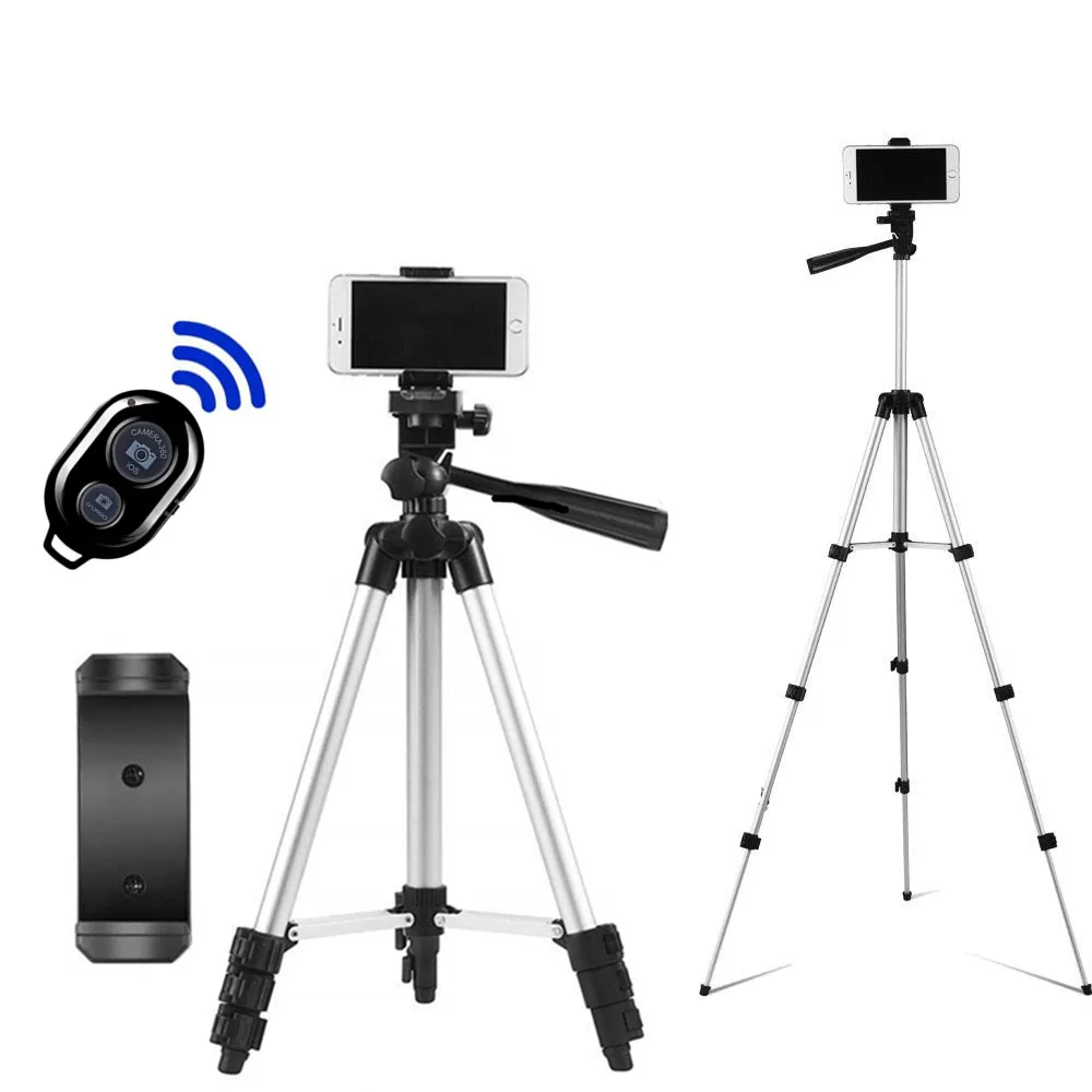 Universal Camera Tripod Stand Phone Mount Holder Outdoor Travel Live Video Set
Universal Camera Tripod Stand Phone Mount Holder Outdoor Travel Live Video Set