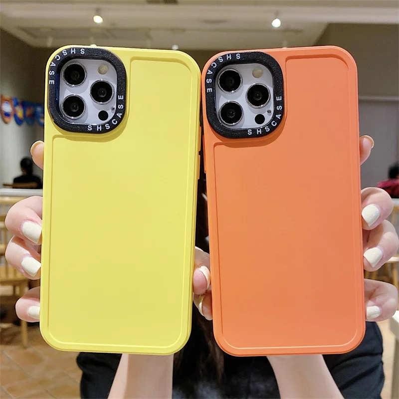 Soft Camera Protective Phone Case Solid color Shockproof fancy Cover for iphone 12 13 pro max silicon gel phone cover male 
Soft Camera Protective Phone Case Solid color Shockproof fancy Cover for iphone 12 13 pro max silicon gel phone cover male