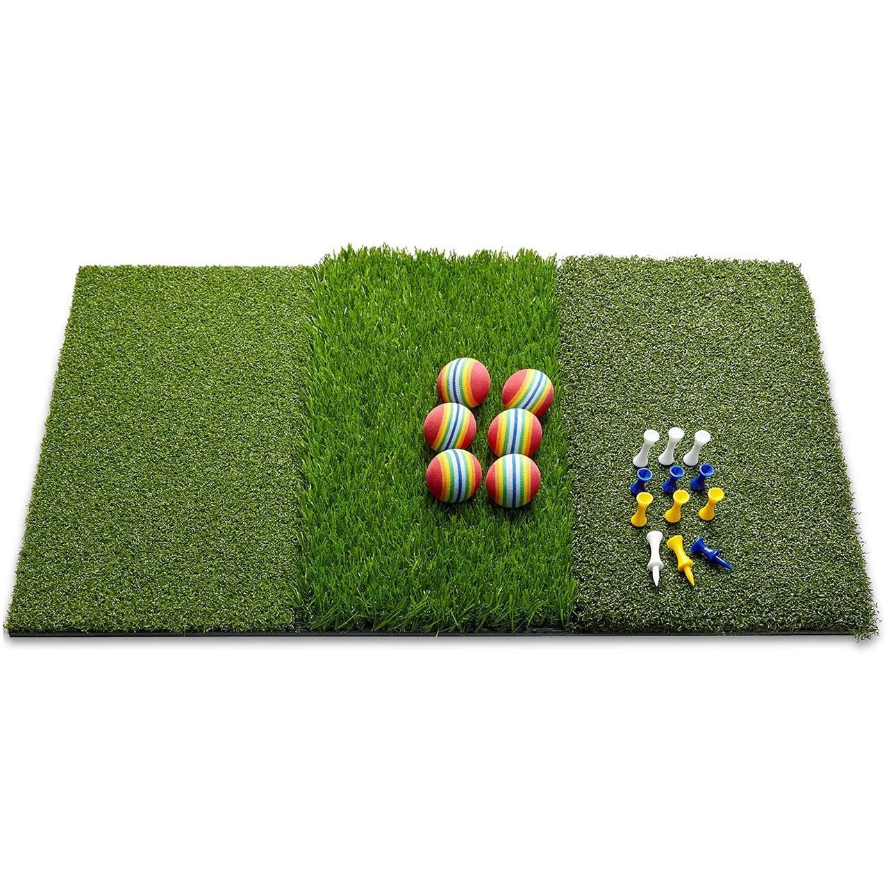 Cheap Fashion Foldable 3in1 Artificial grass 25"x16" Indoor Outdoor Portable Golf Mat With Golf Tee Golf Ball
Cheap Fashion Foldable 3in1 Artificial grass 25"x16" Indoor Outdoor Portable Golf Mat With Golf Tee Golf Ball
