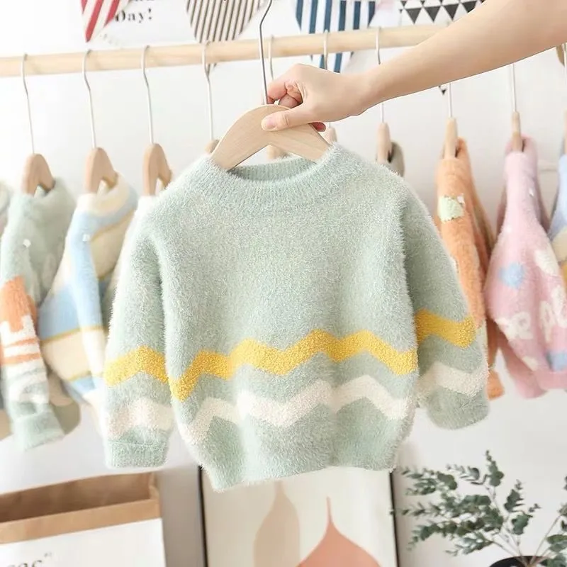 Mixed Batch 8-12 Years Children Boys Sweaters Cute Girls Pullover Clothing Mink Fleece Children Sweaters, Mixed color
Mixed Batch 8-12 Years Children Boys Sweaters Cute Girls Pullover Clothing Mink Fleece Children Sweaters, Mixed color