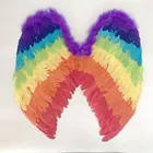 Angel Feather Wings for Adults Halloween Costume Stage Show Party Decoration