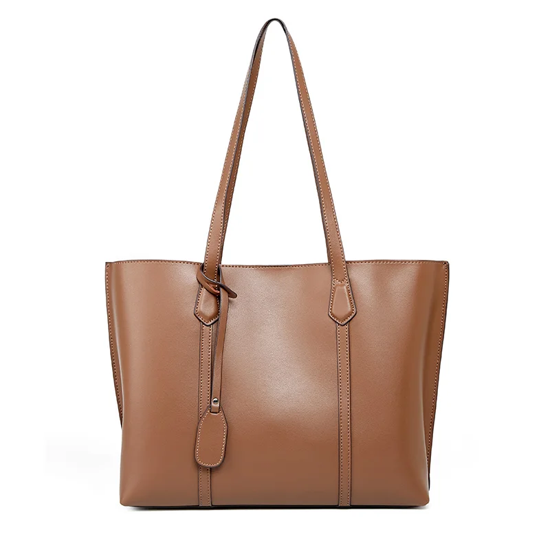 Luxury Ladies Big Genuine Leather Shoulder Bag Handbag Full Grain Leather Tote Bag 
Luxury Ladies Big Genuine Leather Shoulder Bag Handbag Full Grain Leather Tote Bag