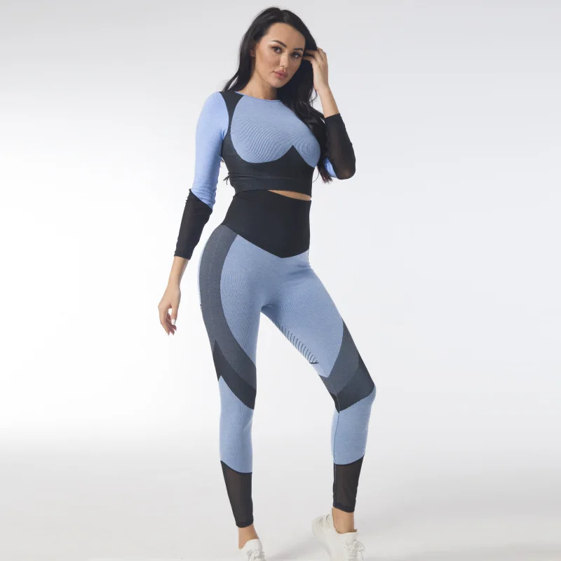 Athletic Youth Long Sleeve Knitted Butt Lifter Fall New Women Sports Suit Jogging Track Seamless Wear Yoga Set
Athletic Youth Long Sleeve Knitted Butt Lifter Fall New Women Sports Suit Jogging Track Seamless Wear Yoga Set