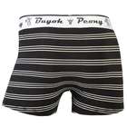 Bamboo fabric breathable stripe printed mens underwear brand,boxers for men underwear