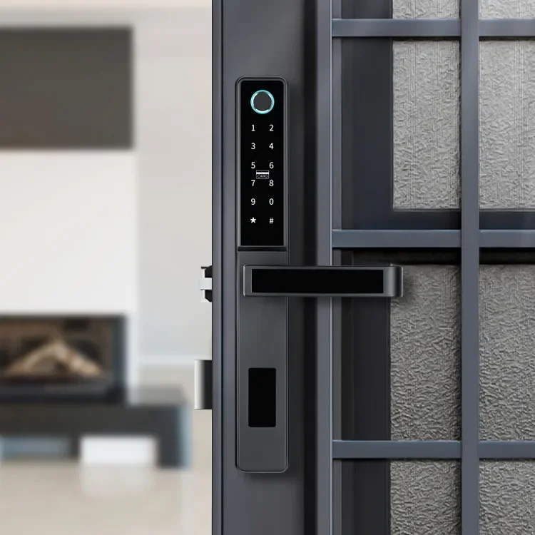 BBDHOME high-end Waterproof Keyless Wifi Fingerprint Digital Push Pull Fingerprint Smart Door Lock For Wooden Home Door
BBDHOME high-end Waterproof Keyless Wifi Fingerprint Digital Push Pull Fingerprint Smart Door Lock For Wooden Home Door