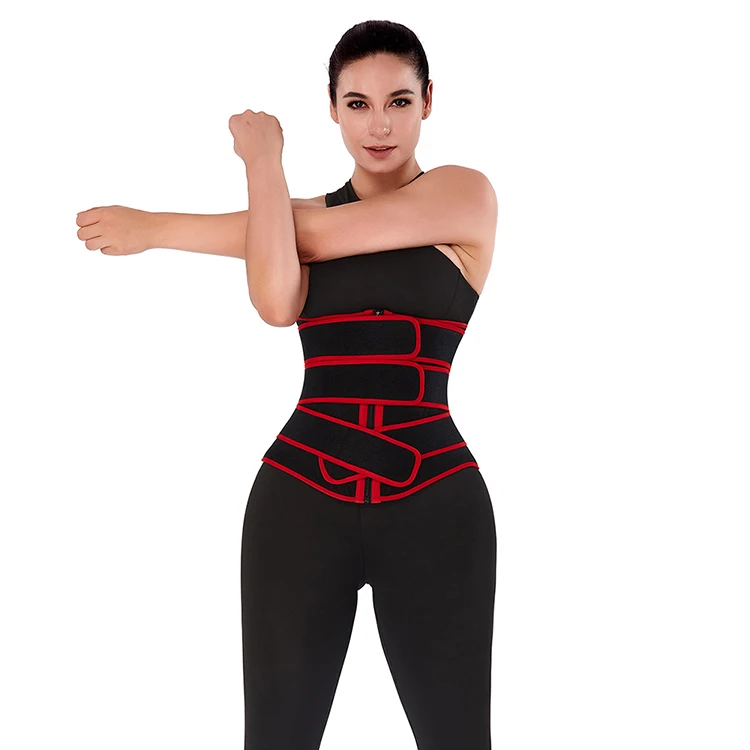 Women Neoprene Double Band Compression Waist Slimming Belt Print Leopard Three 3 Strap Waist Trainer
Women Neoprene Double Band Compression Waist Slimming Belt Print Leopard Three 3 Strap Waist Trainer