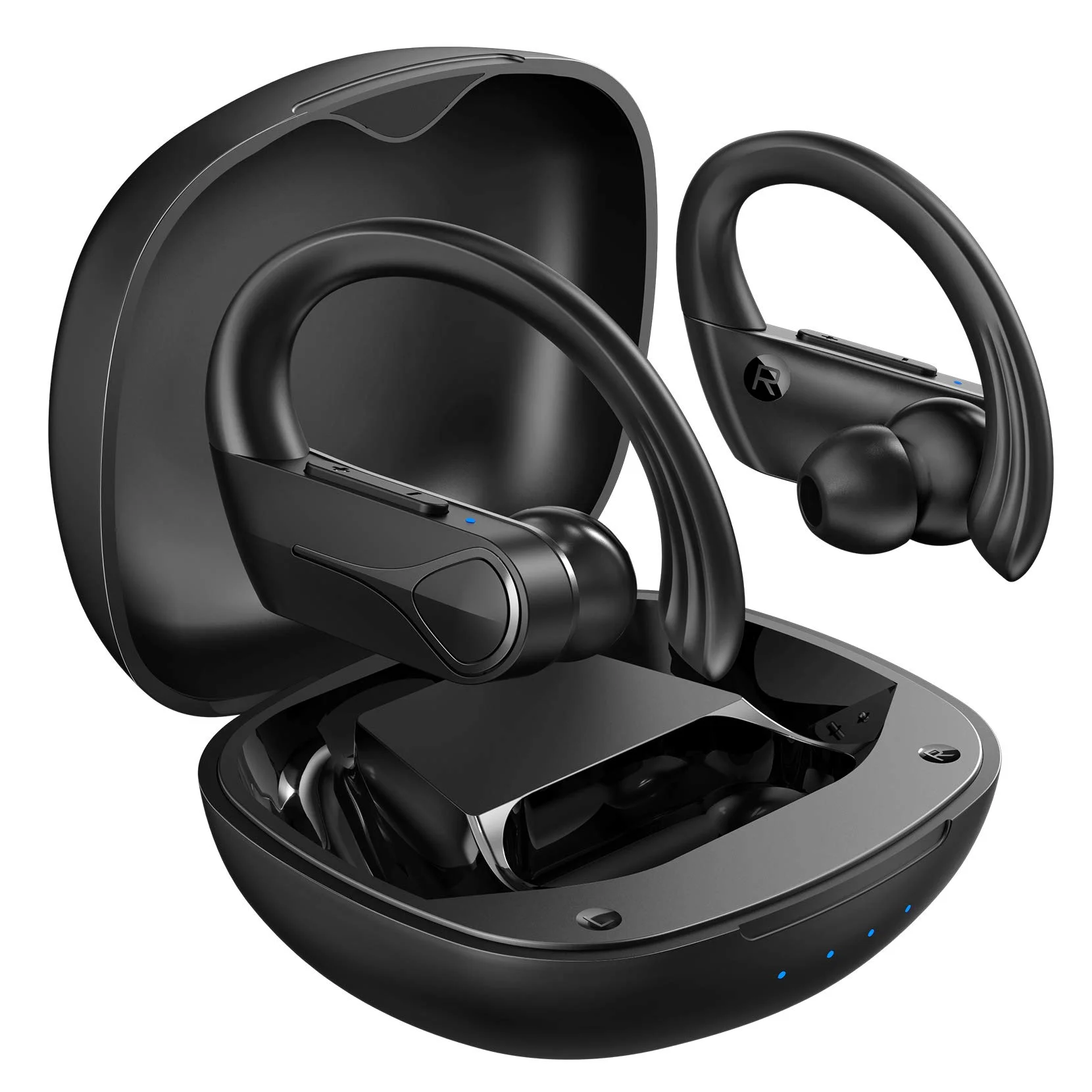 Sweat Resistant Earphones Headphones Black Deep Bass True Wireless Active Noise Cancelling Earbuds For Apple Android
Sweat Resistant Earphones Headphones Black Deep Bass True Wireless Active Noise Cancelling Earbuds For Apple Android