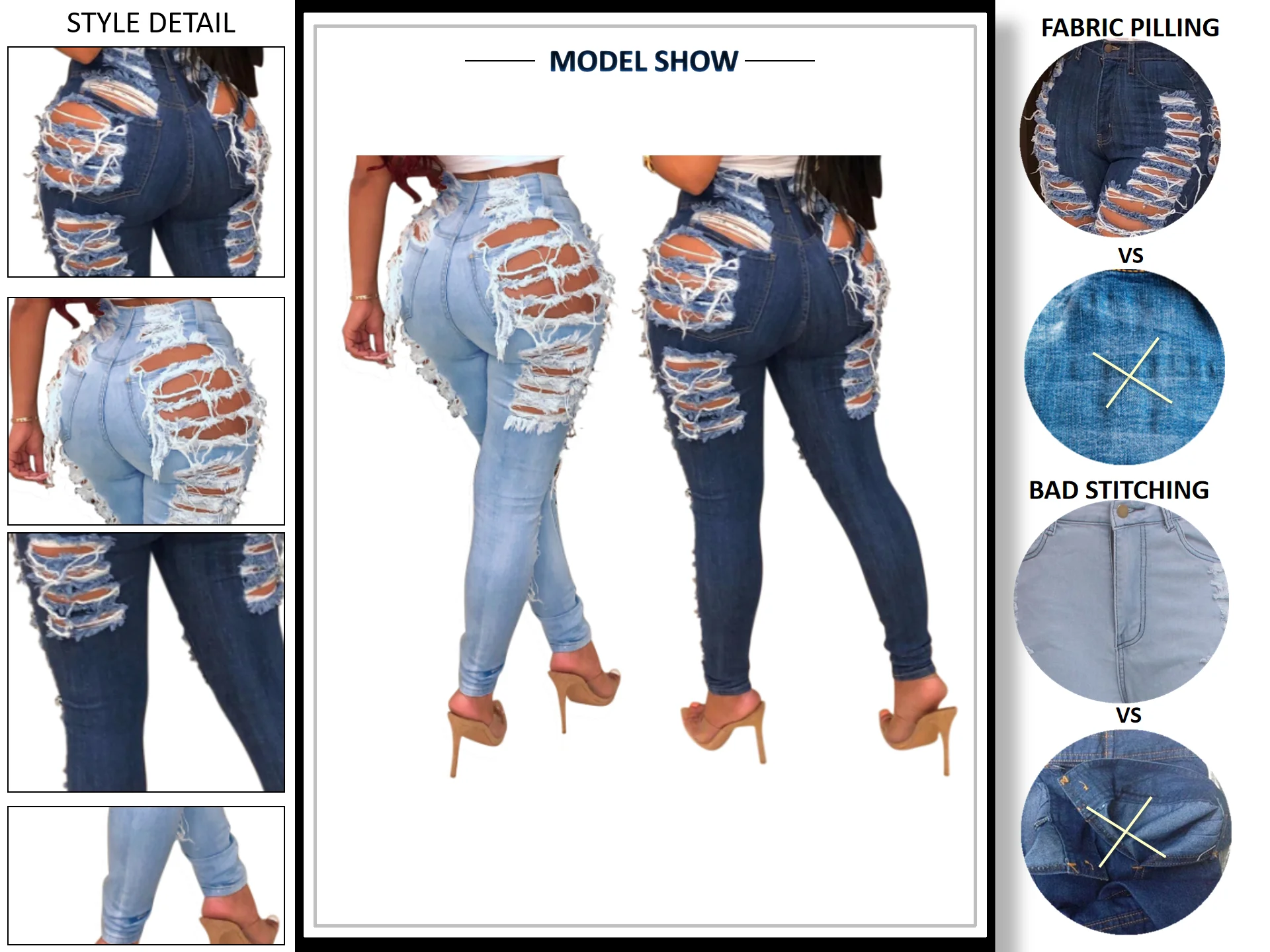 butt屁股,bigbutt b14 hot fashion ripped skinny tight stretch skin fit big butt