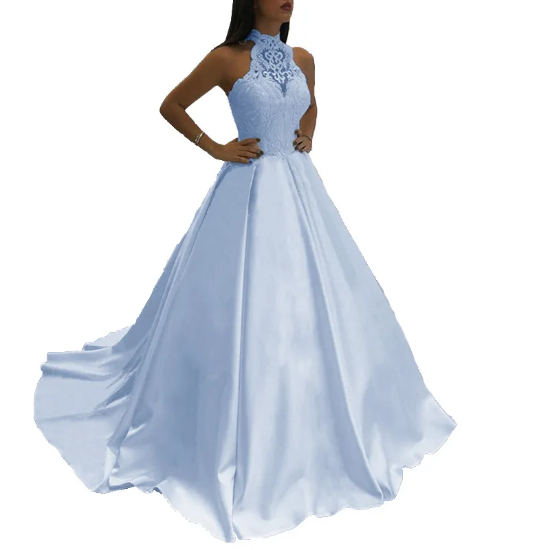 Satin Wedding Dress Halter Appliques Wedding Gown Robe De Mariee Custom Made 5XL Plus Size Bridal Dress
Satin Wedding Dress Halter Appliques Wedding Gown Robe De Mariee Custom Made 5XL Plus Size Bridal Dress