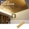 Foshan Rucca WPC Wood Composite PVC Ceiling Panel, Interior False Ceiling Panel Design, Ceiling Designs For Shops 40*25mm