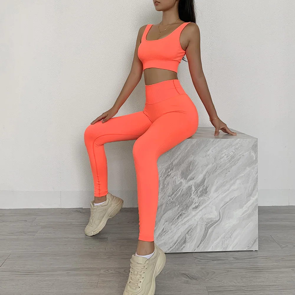 Women Sportwear Gym Leggings Sports bra set Workout clothes Fitness suit Femme Sports Suits Seamless Yoga Set, Picture color
Women Sportwear Gym Leggings Sports bra set Workout clothes Fitness suit Femme Sports Suits Seamless Yoga Set, Picture color