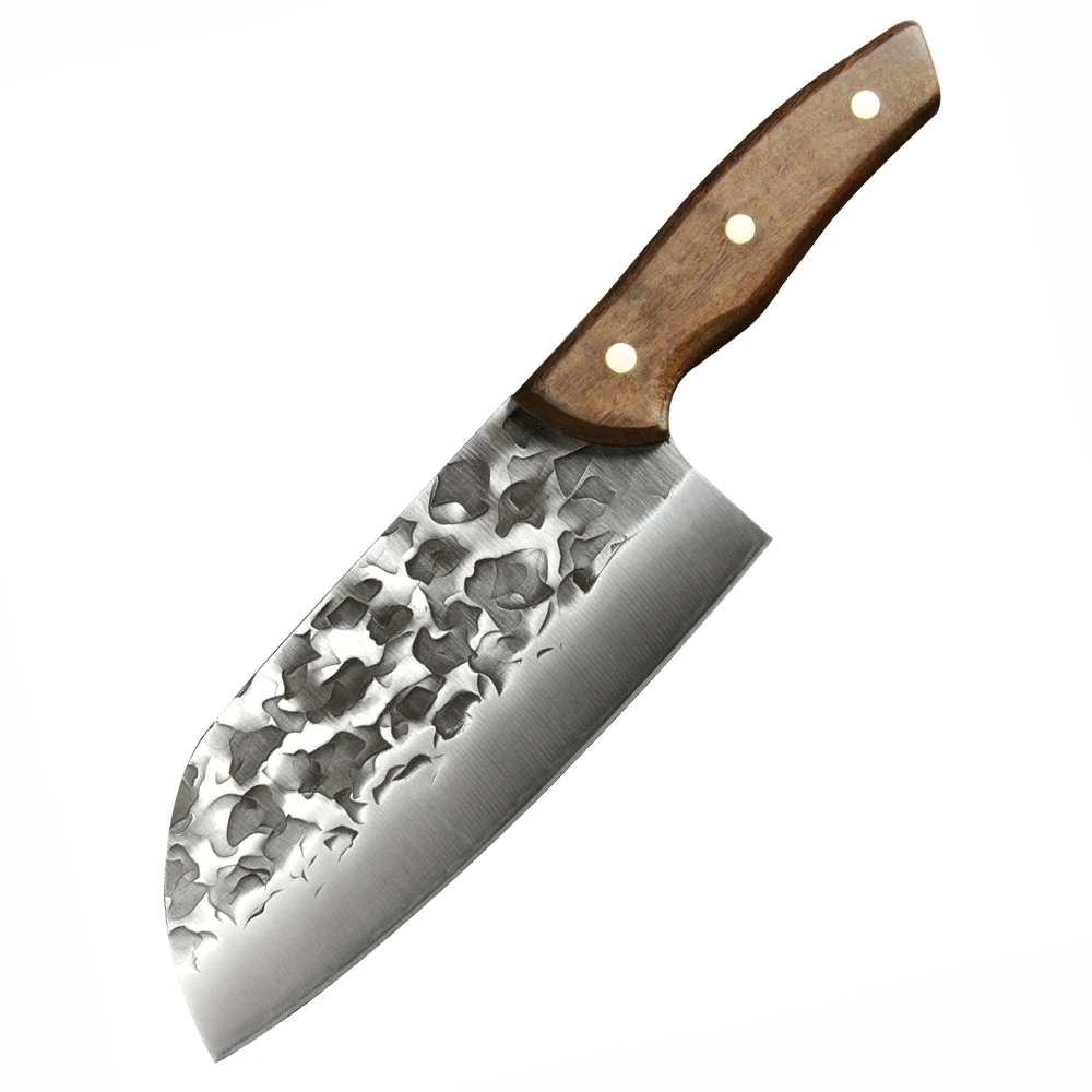 Durable Full Tang Solid Wood Handle 5cr15 3mm Vegetable Poultry Bone Meat Fillet Fish Ultra Sharp Handmade Hammer Kitchen Knife
Durable Full Tang Solid Wood Handle 5cr15 3mm Vegetable Poultry Bone Meat Fillet Fish Ultra Sharp Handmade Hammer Kitchen Knife