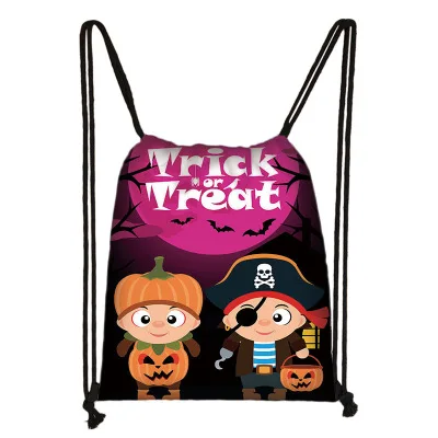 Halloween funny printing beam pocket storage bag travel bag boys and girls, Customized color
Halloween funny printing beam pocket storage bag travel bag boys and girls, Customized color