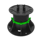 hot sale flooring accessories wpc deck/ diy tiles supporting based adjustable plastic pedestal for raised floor