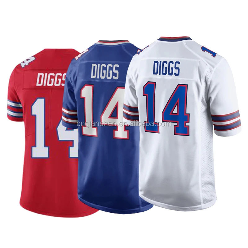 Stefon Diggs 14 American Football Club Uniform Jersey Best Quality 3D Embroidery Logo Mens Sports Shirt Wear Wholesale
Stefon Diggs 14 American Football Club Uniform Jersey Best Quality 3D Embroidery Logo Mens Sports Shirt Wear Wholesale