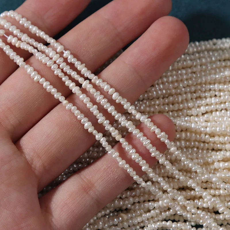 Wholesale 2-2.5mm Mini Pearl Semi-finished Chain DIY Clavicle Ring Material Natural Freshwater Real Pearl
Wholesale 2-2.5mm Mini Pearl Semi-finished Chain DIY Clavicle Ring Material Natural Freshwater Real Pearl